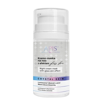 3123 CRYSTAL SKIN Kremo-maska na noc z efektem „glass skin” / 50 ml