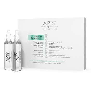 50924 EXPERT MED CARE Regenerujące ampułki niwelujące blizny potrądzikowe / 5 szt x 10ml