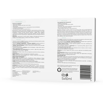 50924 EXPERT MED CARE Regenerujące ampułki niwelujące blizny potrądzikowe / 5 szt x 10ml