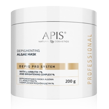 55130 DEPIQ PRO SYSTEM Depigmentująca maska algowa z α-arbutyną 1% i kompleksem rozjaśniającym 1% / 200g