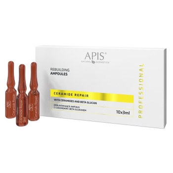 55185 CERAMIDE REPAIR Odbudowujące ampułki z ceramidami i beta glukanem / 10 szt x 3ml