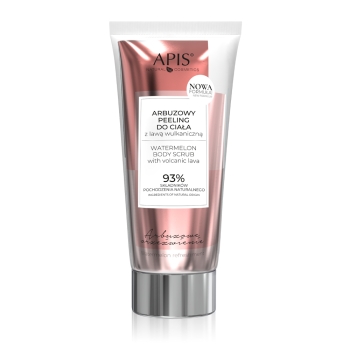 6747 ARBUZOWE ORZEŹWIENIE Arbuzowy peeling do ciała z lawą wulkaniczną / 200ml