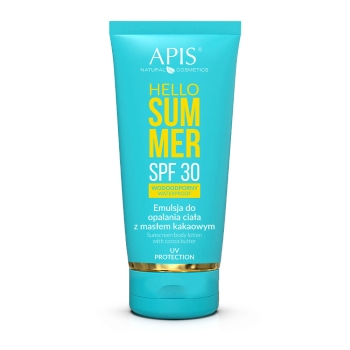 7416 HELLO SUMMER Emulsja do opalania ciała z masłem kakaowym SPF 30 / 200 ml